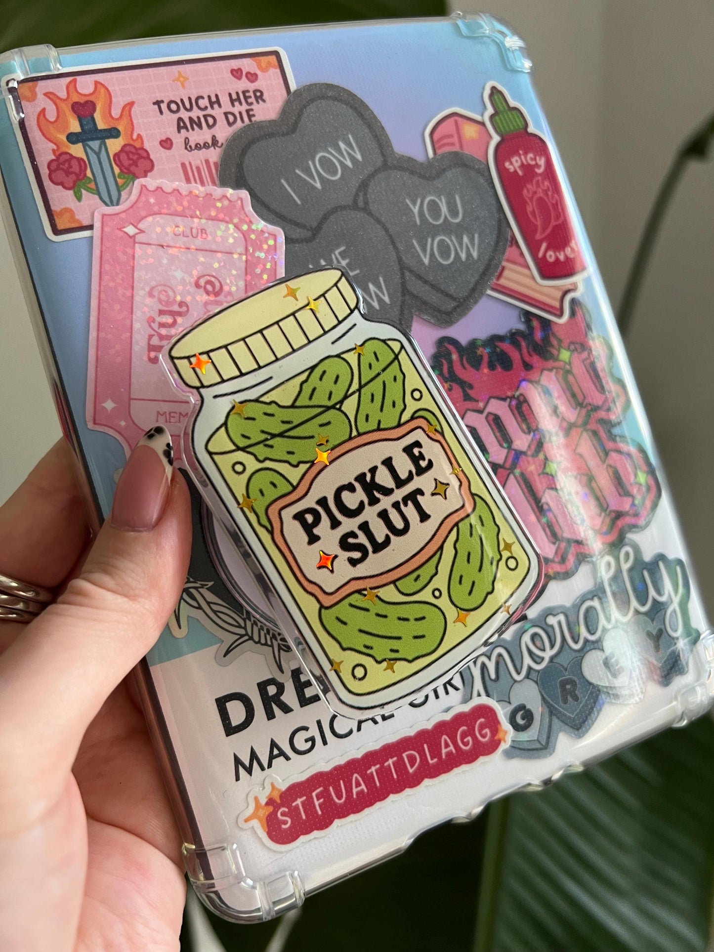 Pickle slut device holder - Pickle savoury girl accessories