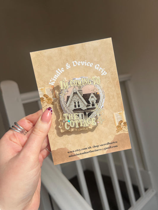 I'm Coming To The Cottage device grip - Hocky romance reader accessories