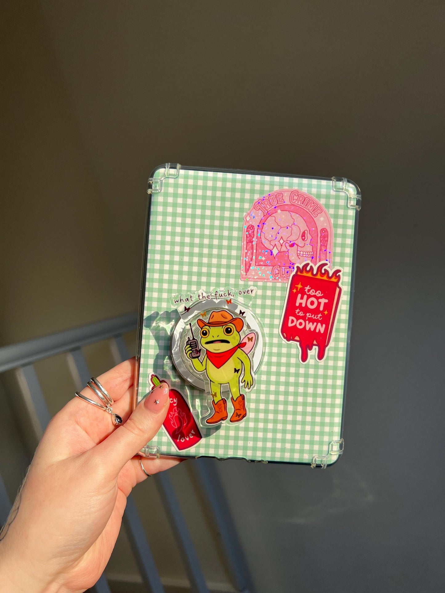 What the fuck over frog device grip - Funny frog rude accessories