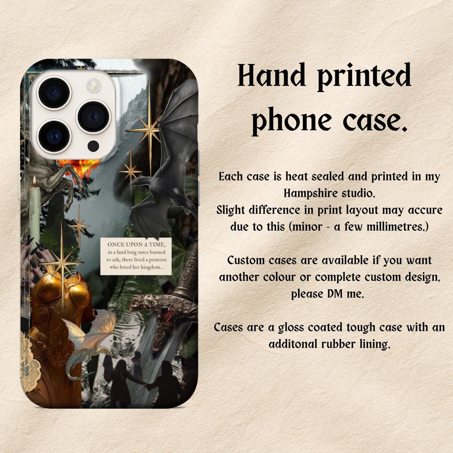 Fantasy romance I Phone case - Book lover phone case accessories