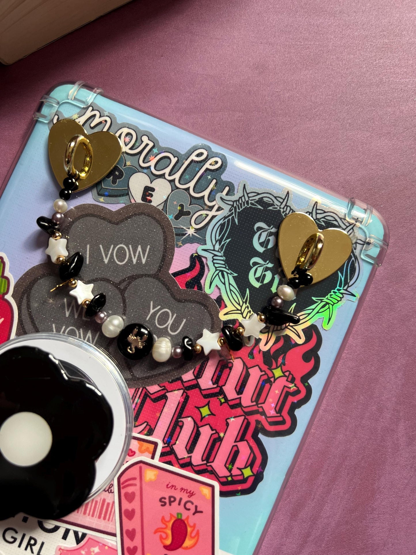 Star sign kindle charm custom - Custom star sign reading accessories