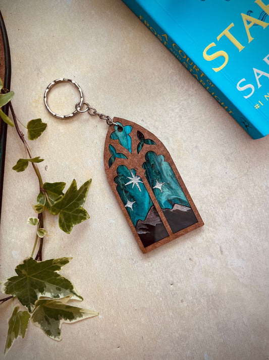 Night court key ring - Fantasy bookish accessory