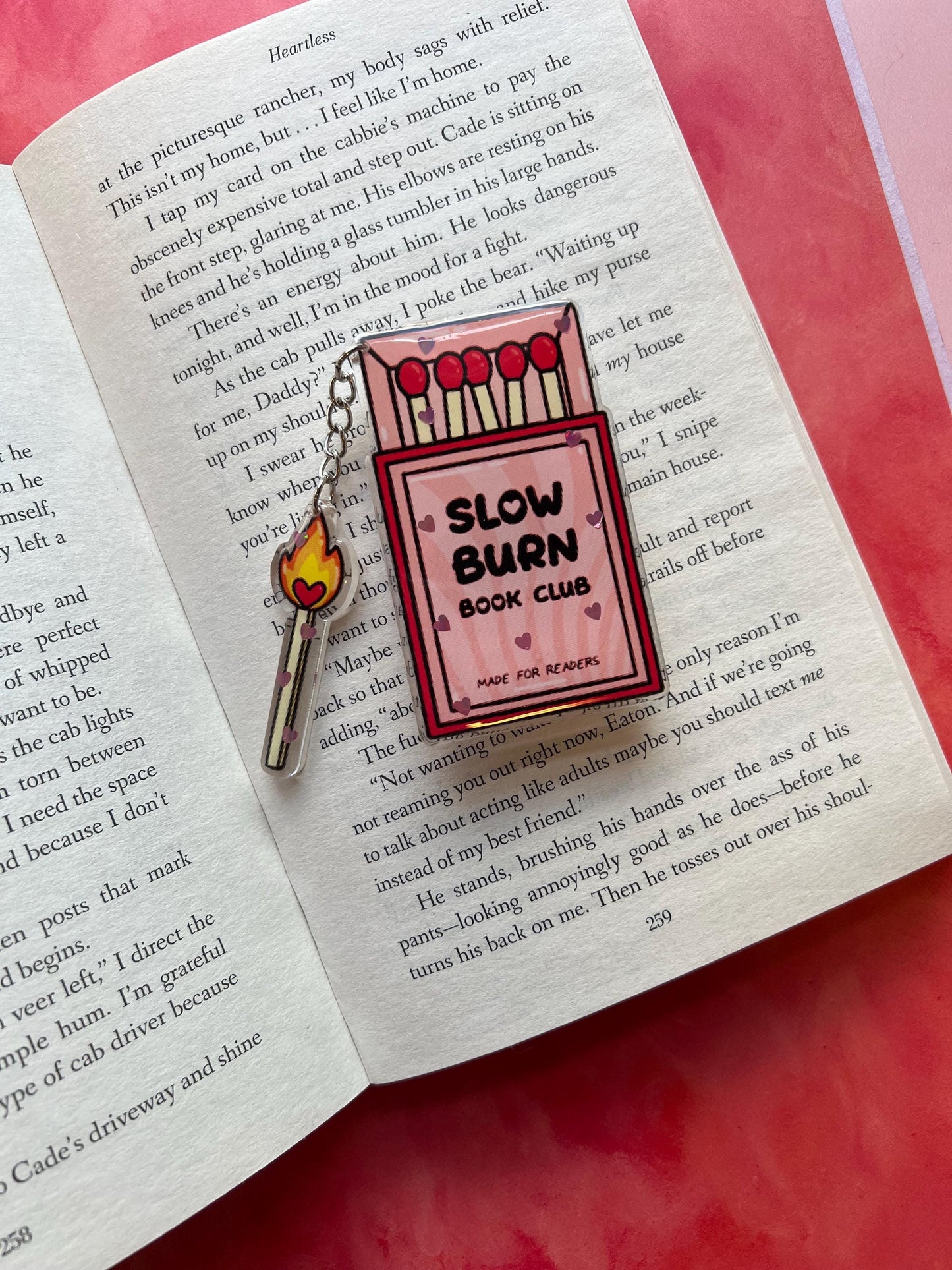 Slow burn book club device holder - Cowboy romance reader accessores