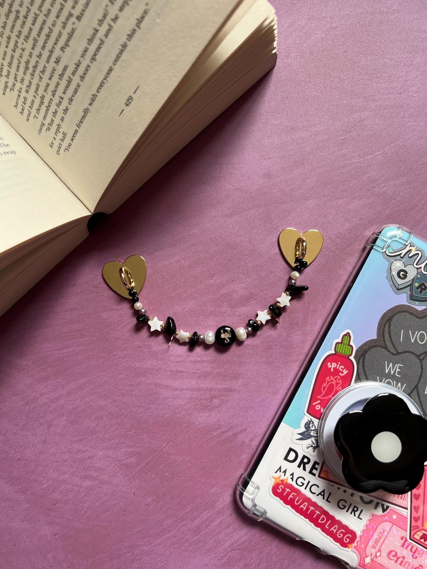Star sign kindle charm custom - Custom star sign reading accessories