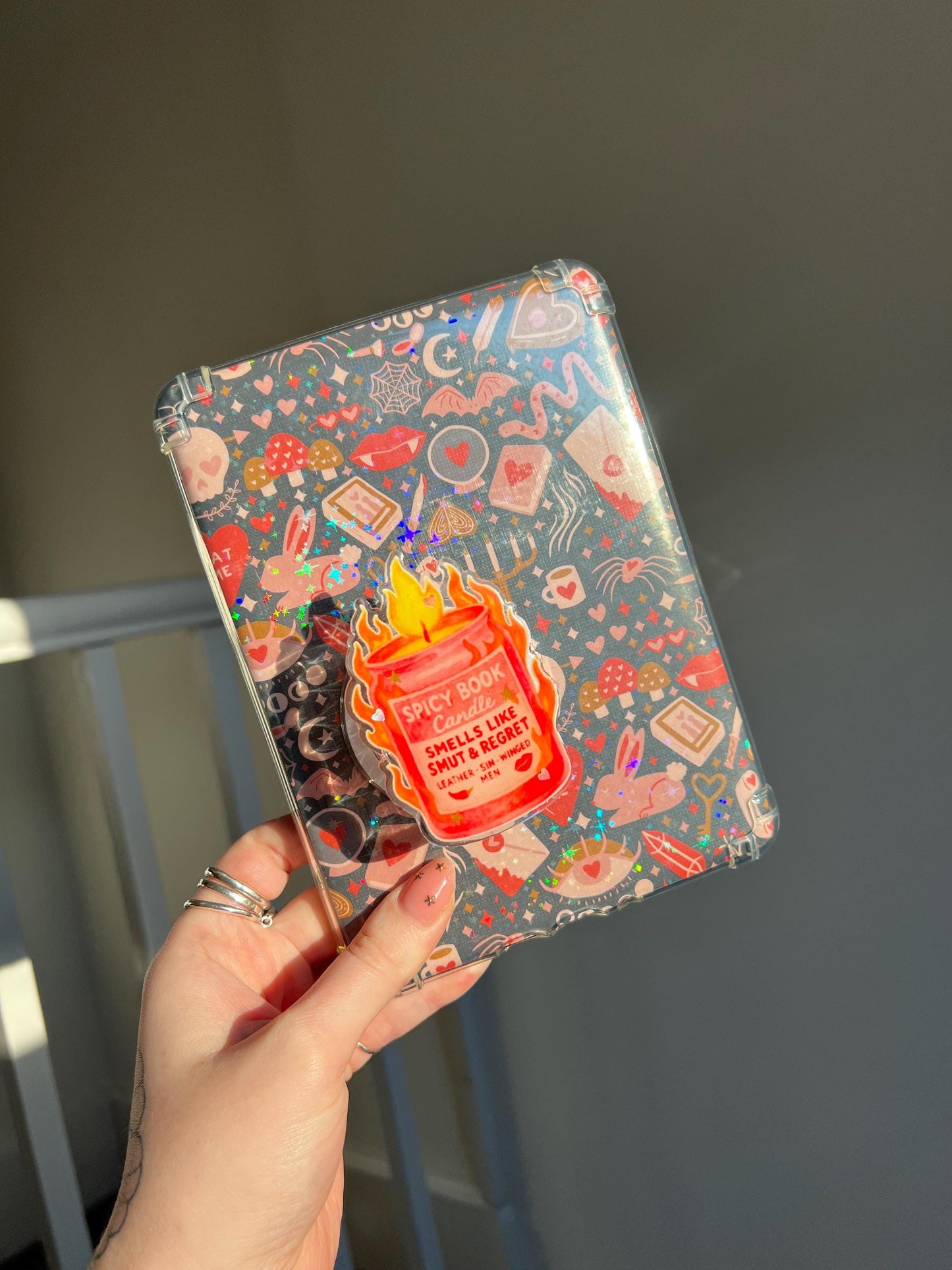 Spicy Book Candle device holder - Romance reader accessories