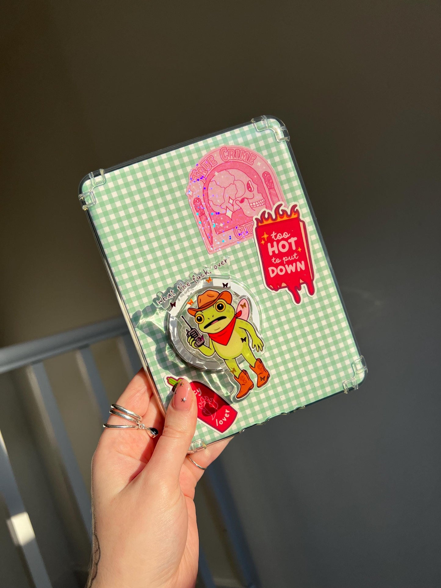 What the fuck over frog device grip - Funny frog rude accessories