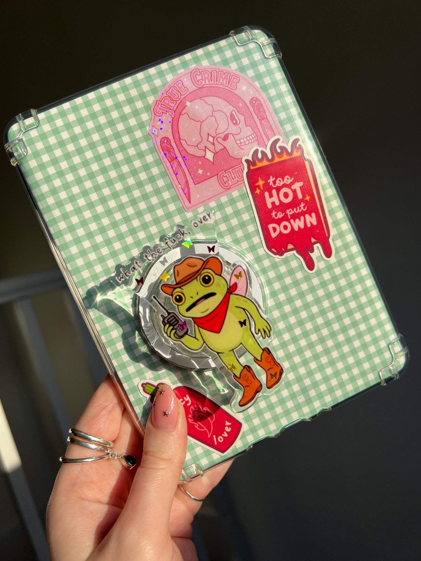 What the fuck over frog device grip - Funny frog rude accessories