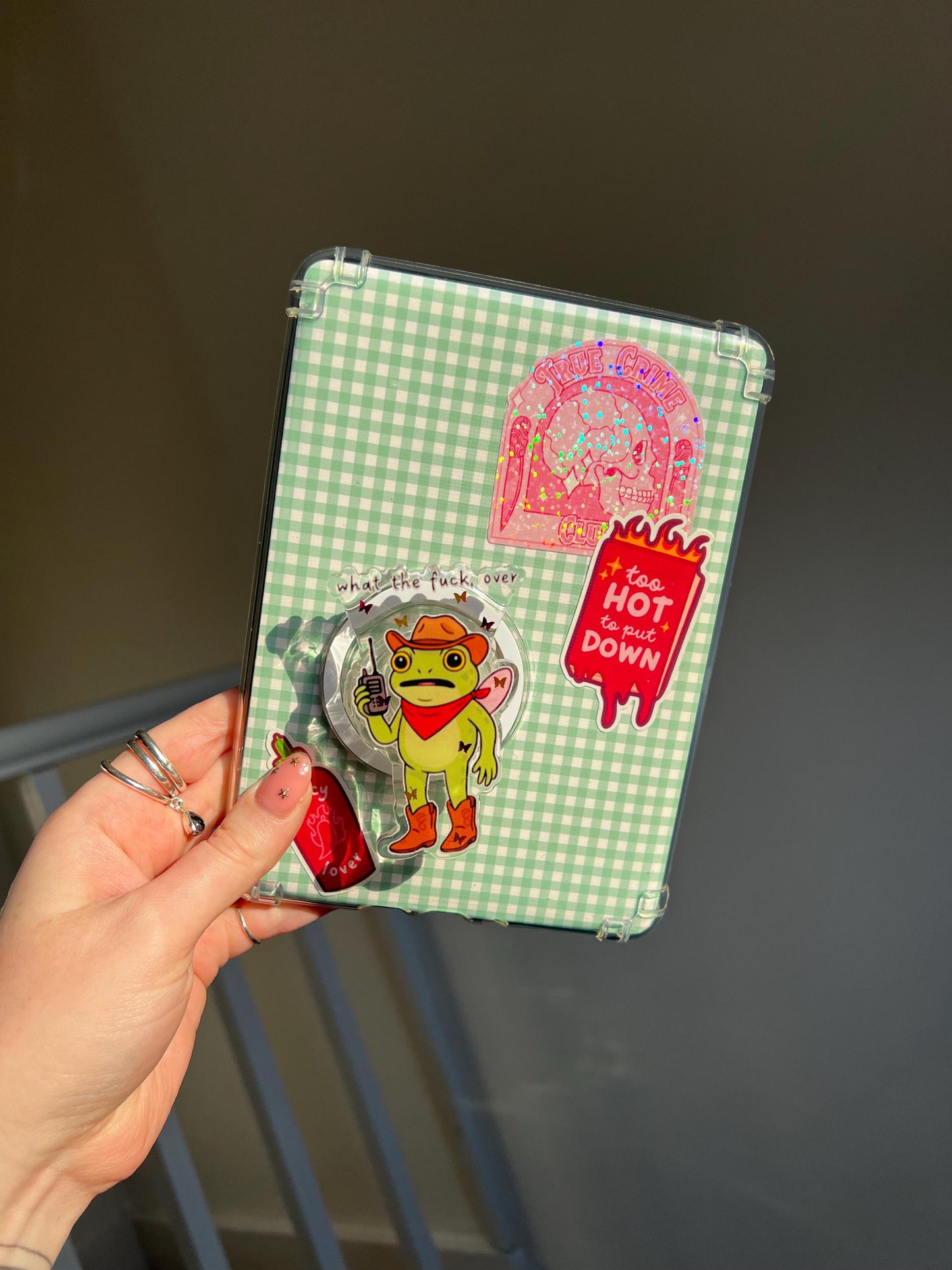 What the fuck over frog device grip - Funny frog rude accessories